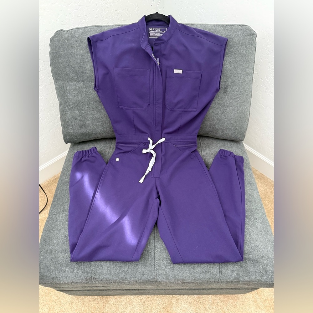 Figs Women's Purple Jam Jumpsuit